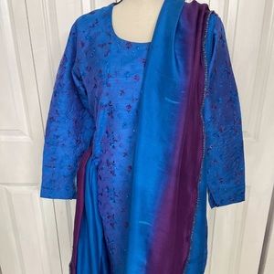 Pakistani Original Brand Bareeze.Three Piece Formal Suit